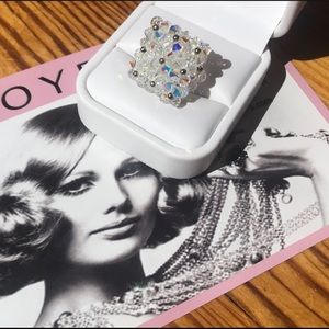 Authentic Swarovski Crystal Custom Cocktail Ring